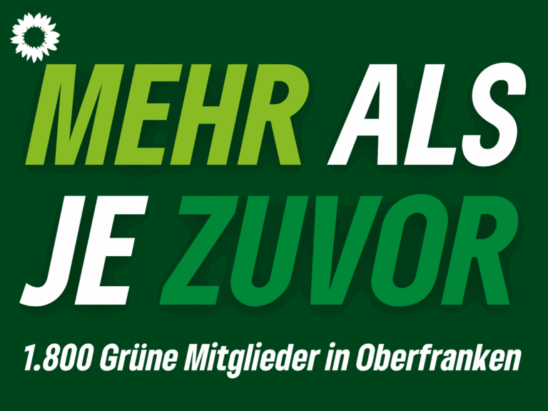1.800 Grüne Mitglieder in Oberfranken